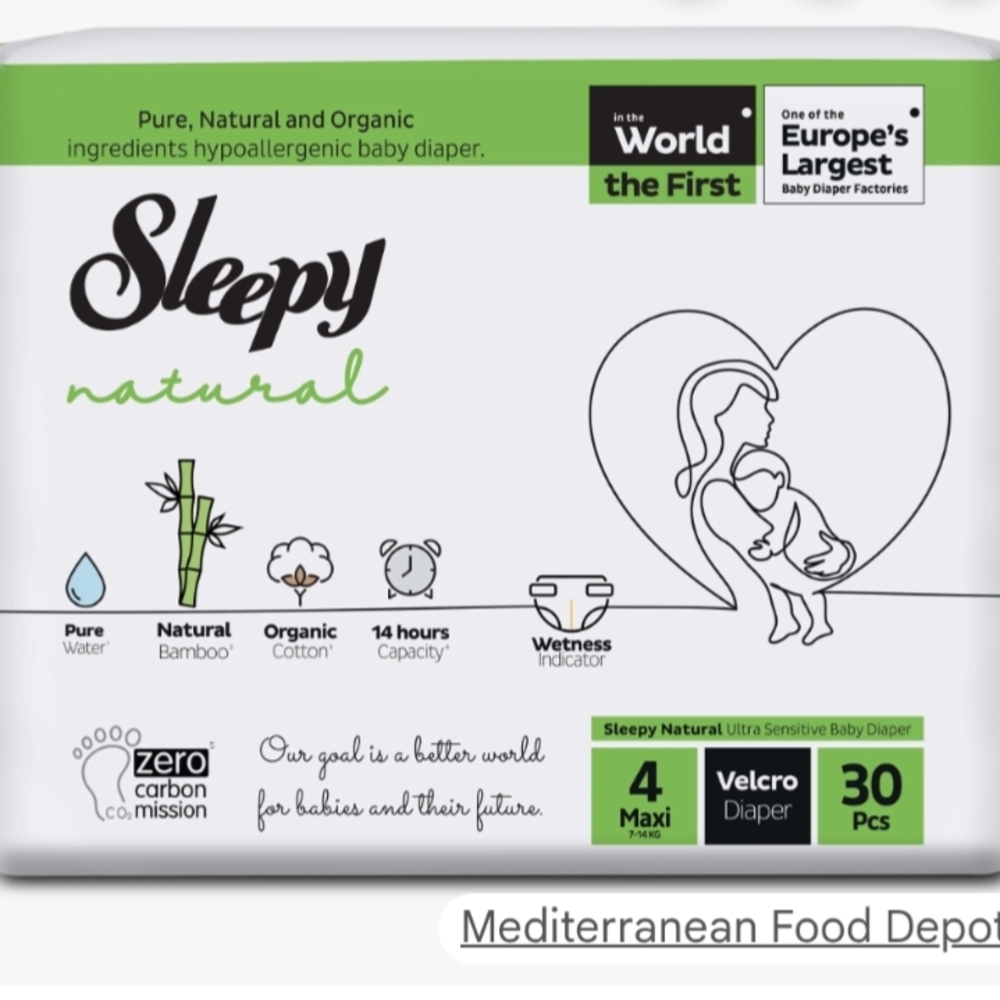 Sleepy Natural Ultra Sensitive Baby Diapers